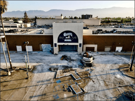 Carousel mall redevelopment california